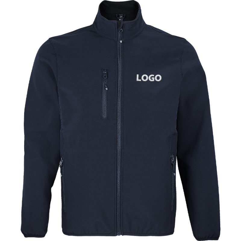 Veste zippée manches longues publicitaire 270 gr/m² Sol's - marquage broderie