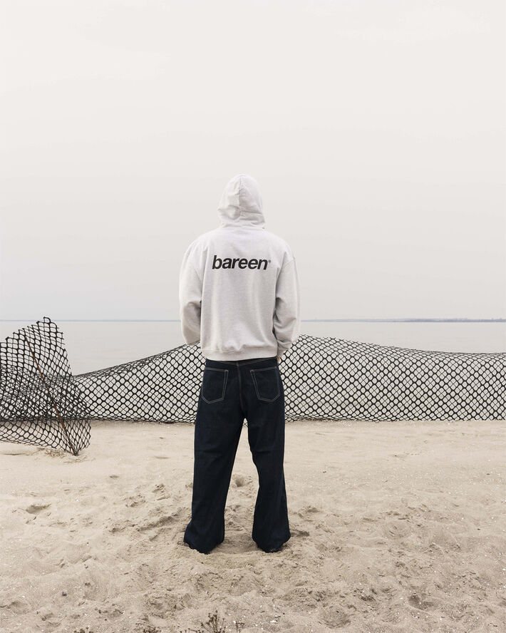 Bareen Hoodie Oversize - Logo 2. 0 Cloudy Grey Cloudy grey
