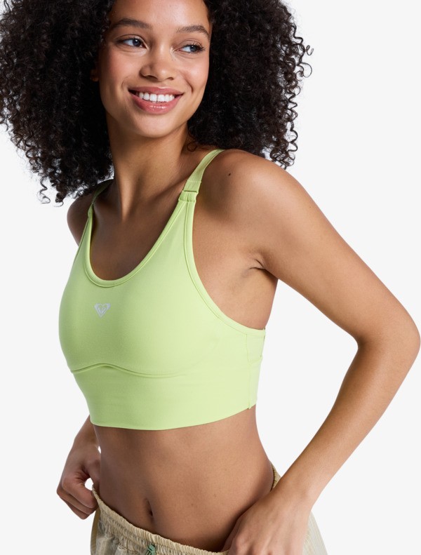 Heart Into It Attitude Brassière de sport Vert Femme