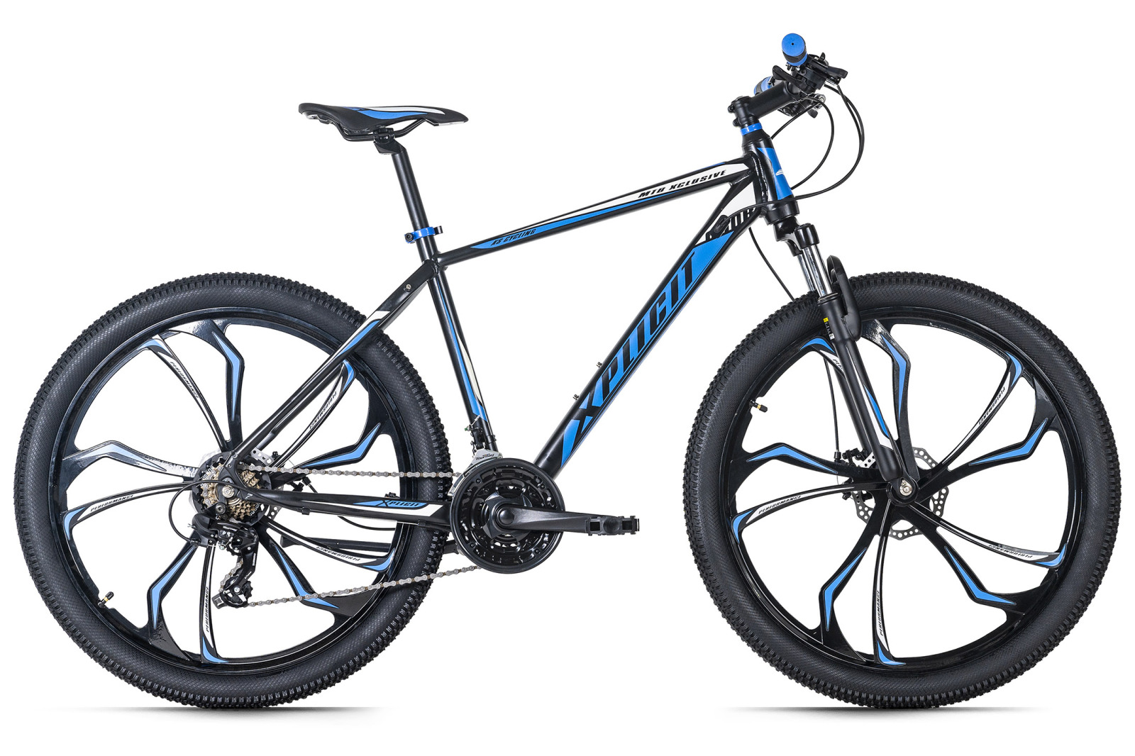 KS Cycling Mountainbike HARDTAIL 27,5'' XPLICIT - schwarz-blau - 53 cm Rahmenhöhe