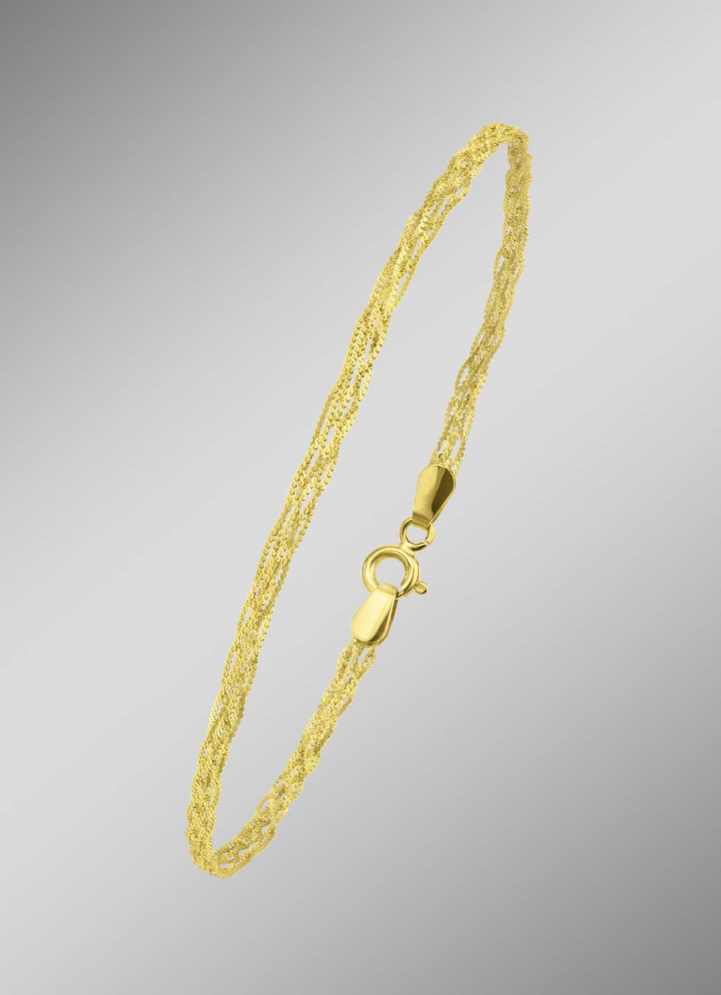 Geflochtenes Armband aus Gold