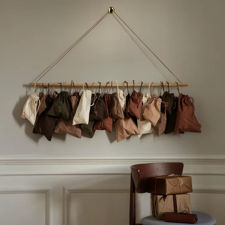 Ferm Living - Christmas Countdown Adventskalender, off-white