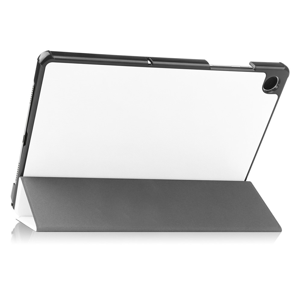 Samsung Galaxy Tab A11  Plus / A9  Plus Leder Tasche Flip Cover Hülle - Weiss