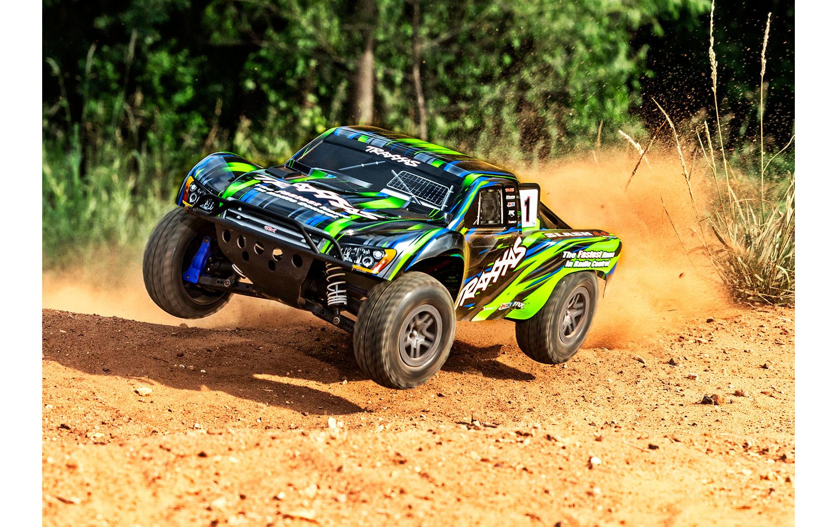 Short Course Truck Slash 4x4 BL-2s Grün, ARTR, 1:10<br>Robuster 4WD Brushless SCT