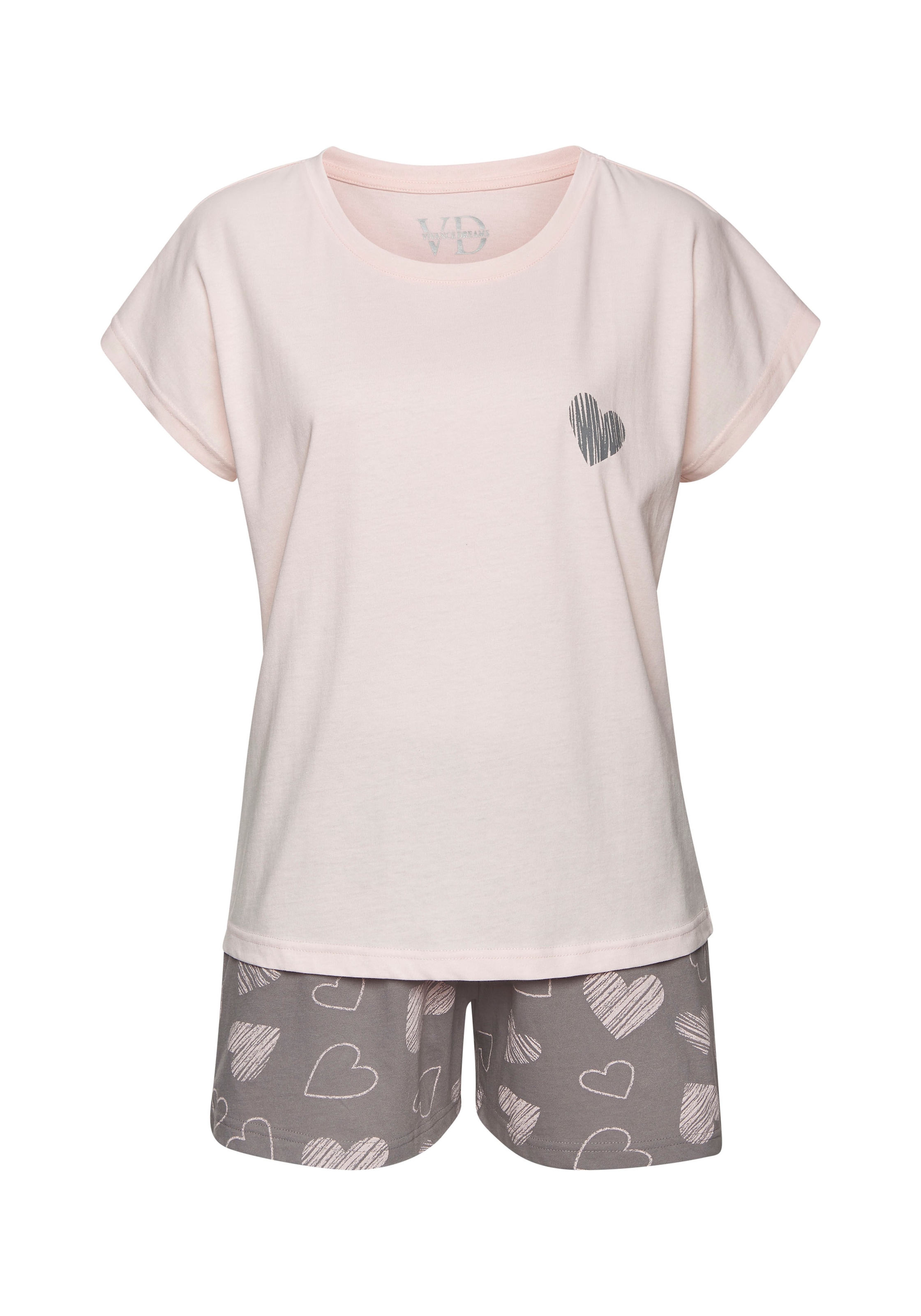Vivance Dreams Shorty , mit süssem Herzprint
