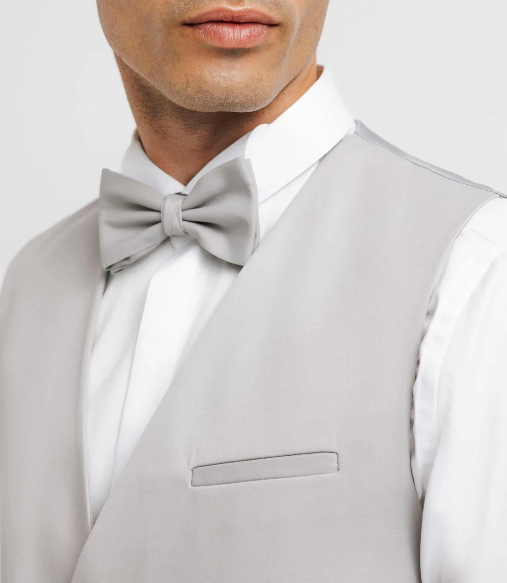 Gilet de costume gris clair