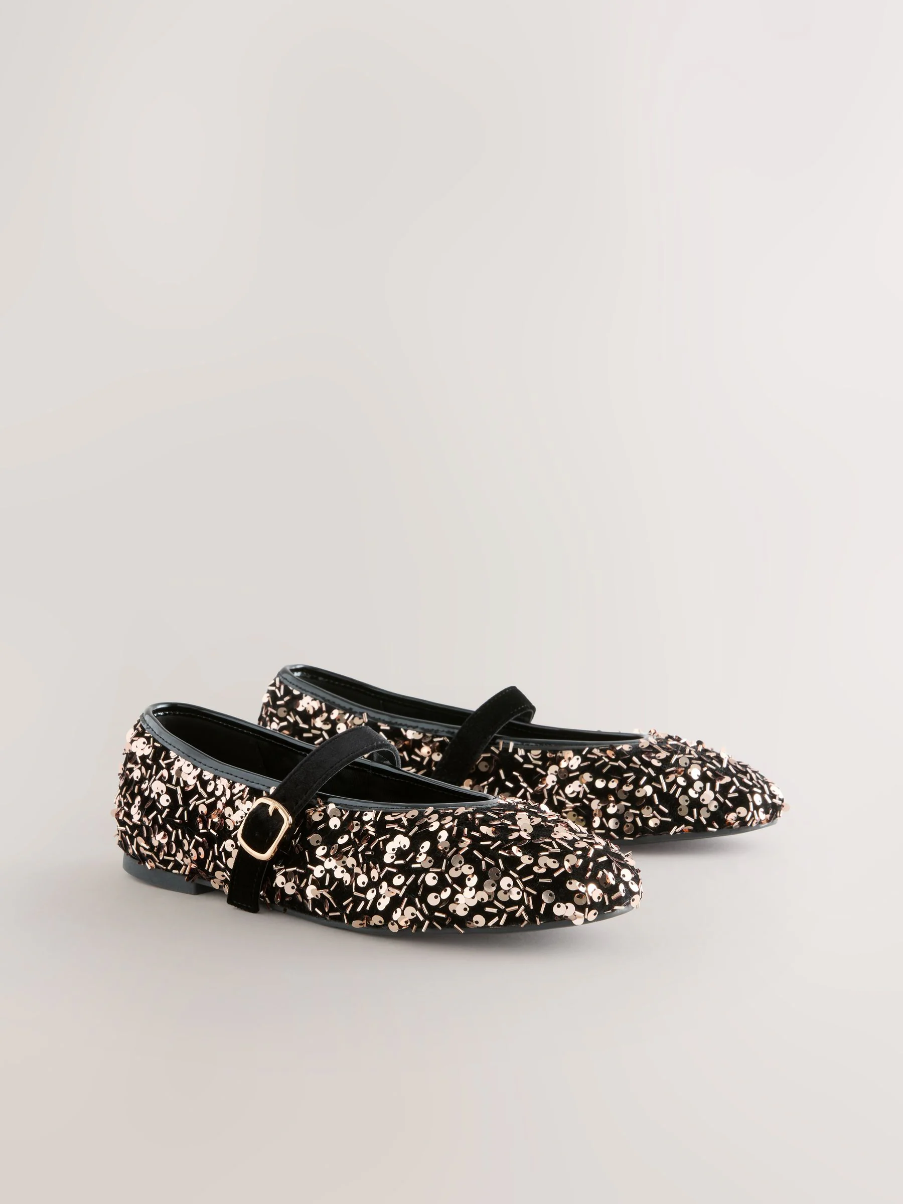 Brons - Forever Comfort® Embellished Sequin Mary Jane Shoes