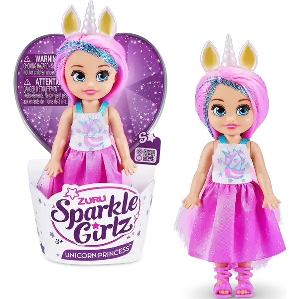 Sparkle Girlz - Cupcake Puppe Einhorn-Prinzessin