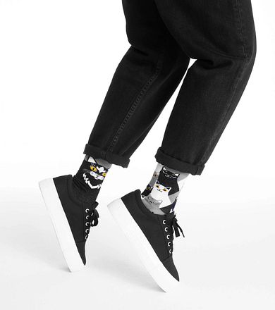 Many Mornings Sokken Black Cat R149-Black Cat kopen