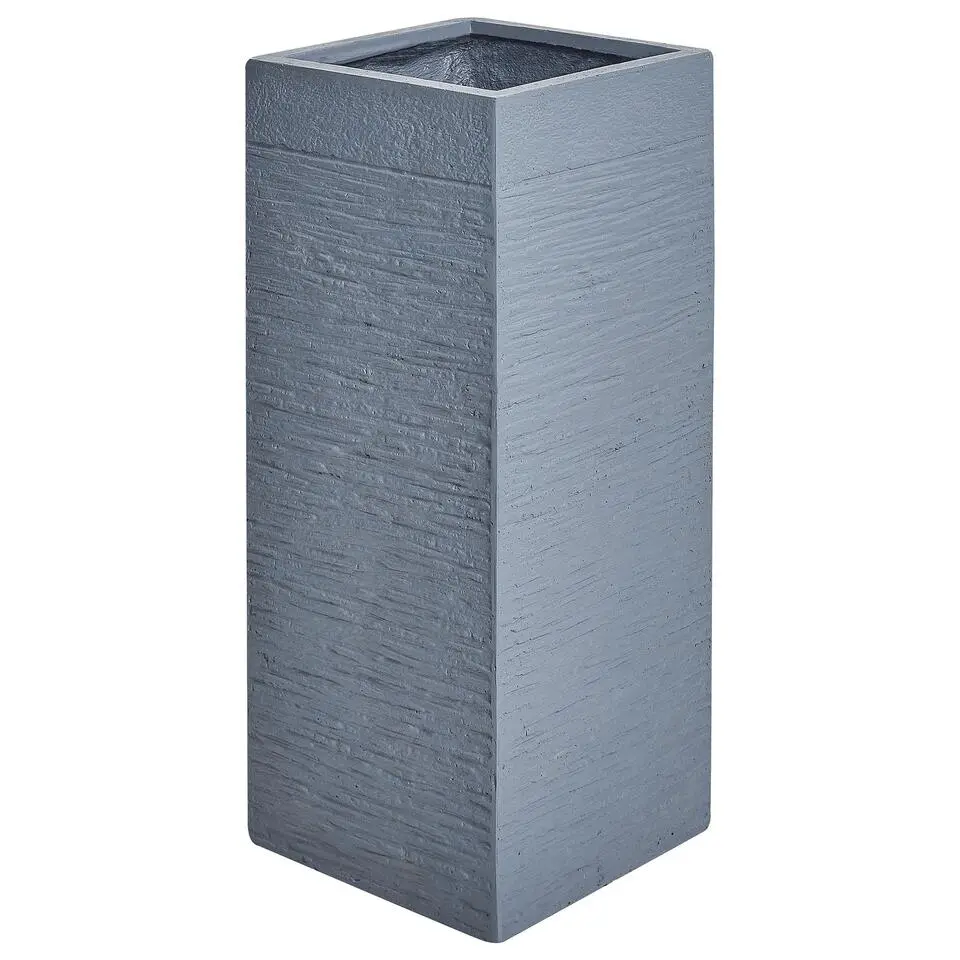 DION - Plantenbak - Grijs - 26 cm - Klei-vezelmengsel