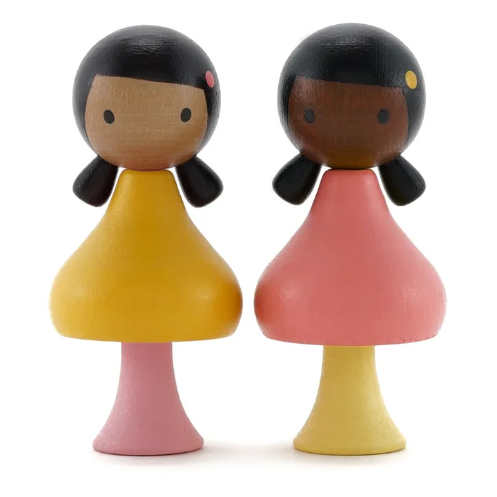 Clicques Personnages en bois Ruby & Coco