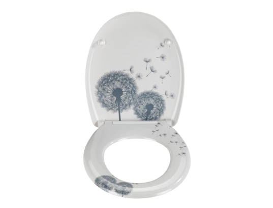 WENKO - Abattant wc astera - abaissement automatique - blanc