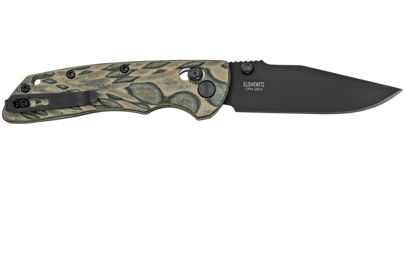 Hogue Deka 24277, CPM 20CV Black Clippoint G-Mascus Dark Earth, zakmes