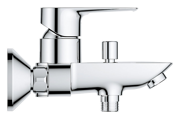 Mitigeur bain/douche 2 trous Grohe Start Loop en laiton coloris chromé entraxe 150 mm
