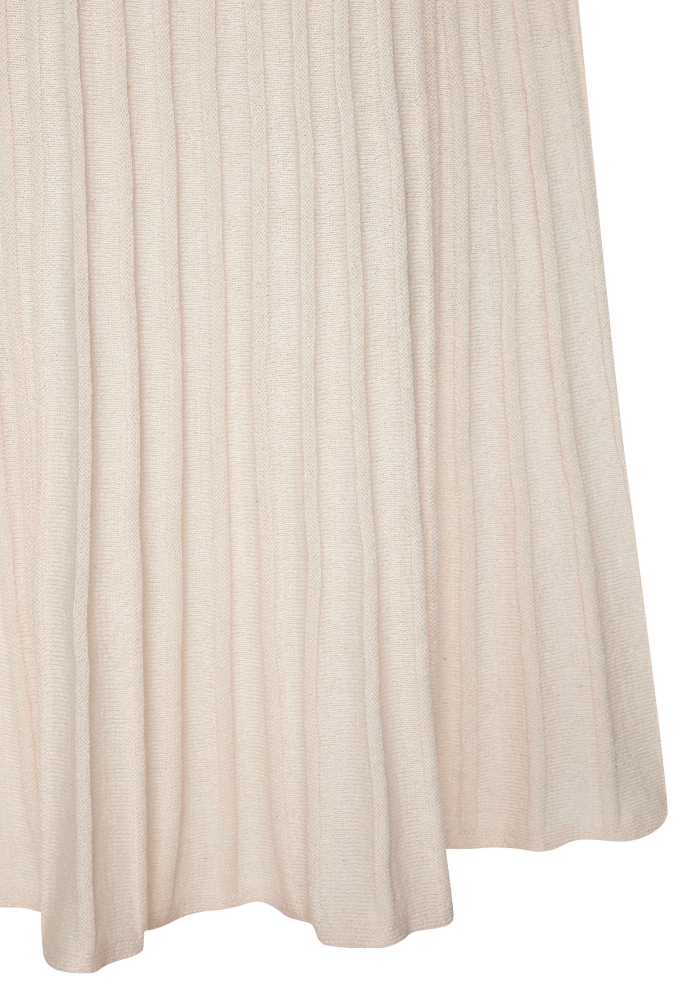 LASCANA Strickrock , in Plisseeoptik, eleganter Maxirock aus Strukturstrick