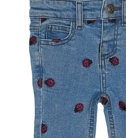 The New Siblings Jeans - TnsMitty - FlaRød - Medium Blue Denim