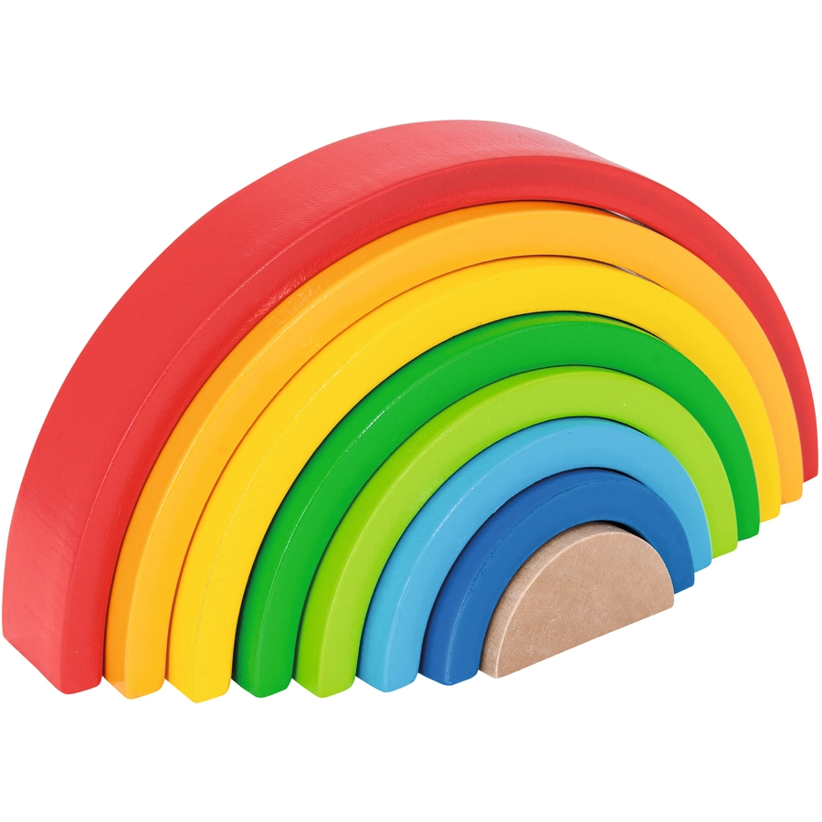 Eichhorn Regenbogen Holzbausteine