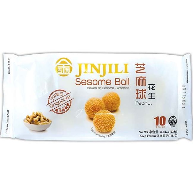 Jinjili Sesamballetjes met Pinda Vulling 228g