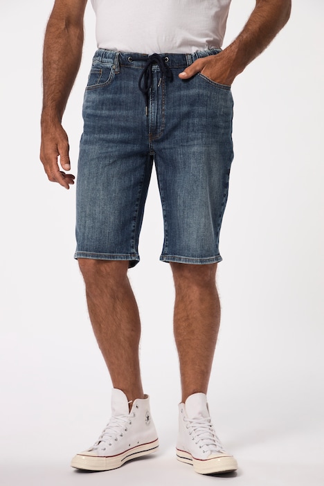 JP1880 Jeansbermuda, Lightweight, Schlupfbund, Modern Straight Fit, bis 8 XL