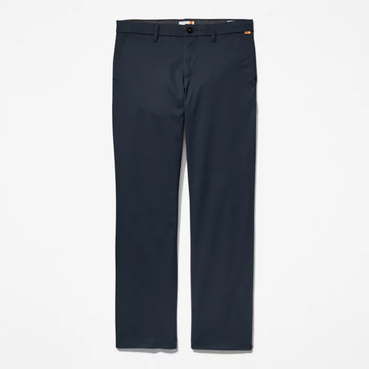 Calça chino Squam Lake Stretch para homem, na cor azul marinho.