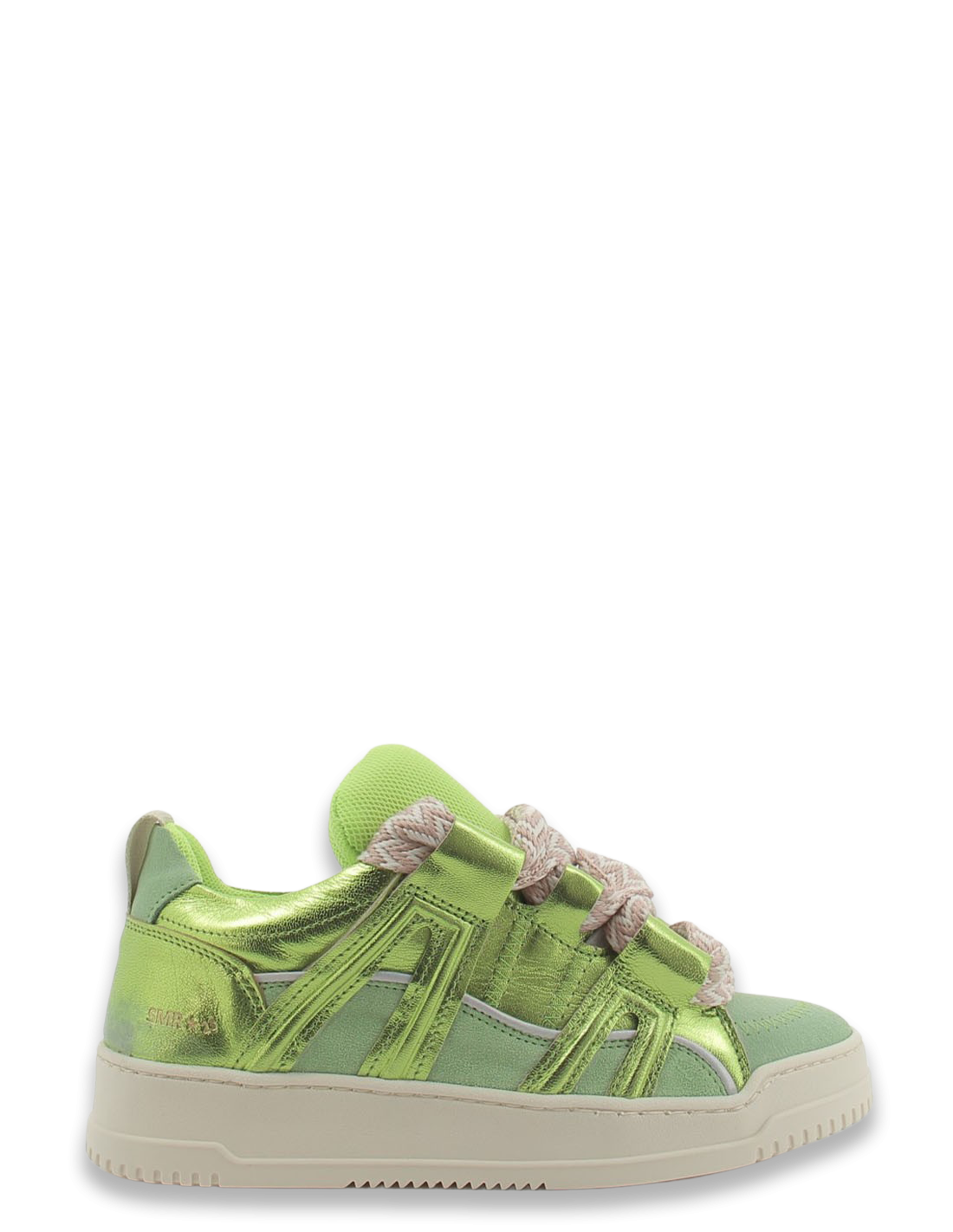 semerdjian Baskets de Ville Femme Inna Cuir Vert