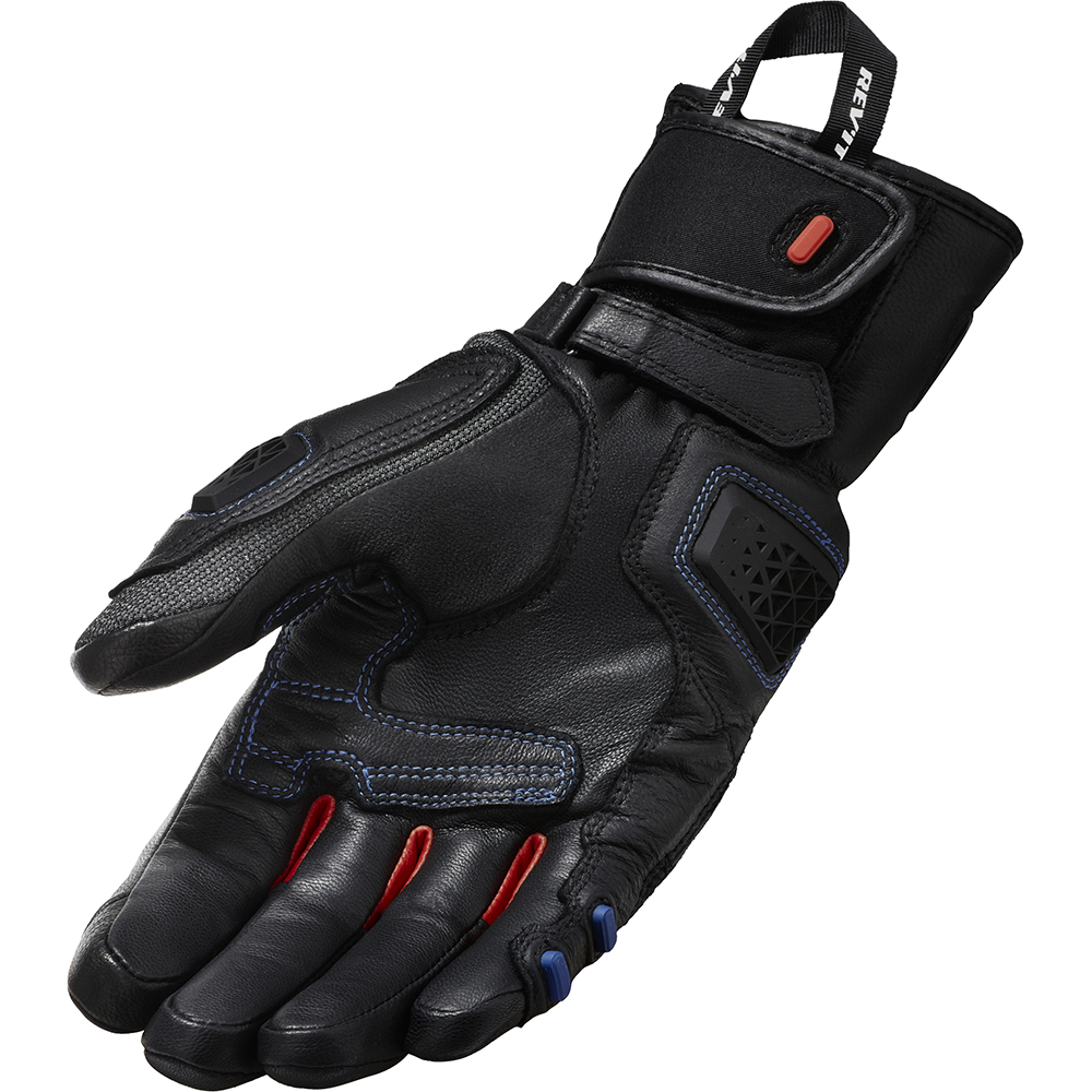 Rev'it - Gants Sand 4 H2O Noir / Rouge