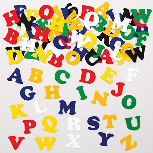 Knutselset - Zelfklevende Letters - Heldere Kleuren - 550 Stuks