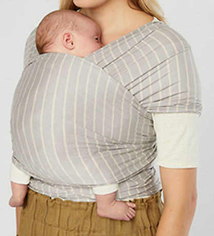 Ergobaby Stretch Wrap - Aura Wrap Strick - Grey Streifen