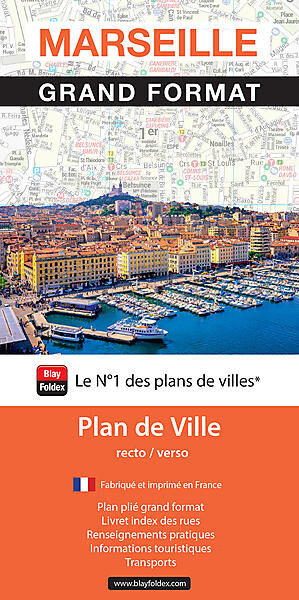 BLAY FOLDEX - PLAN DE MARSEILLE GRAND FORMAT