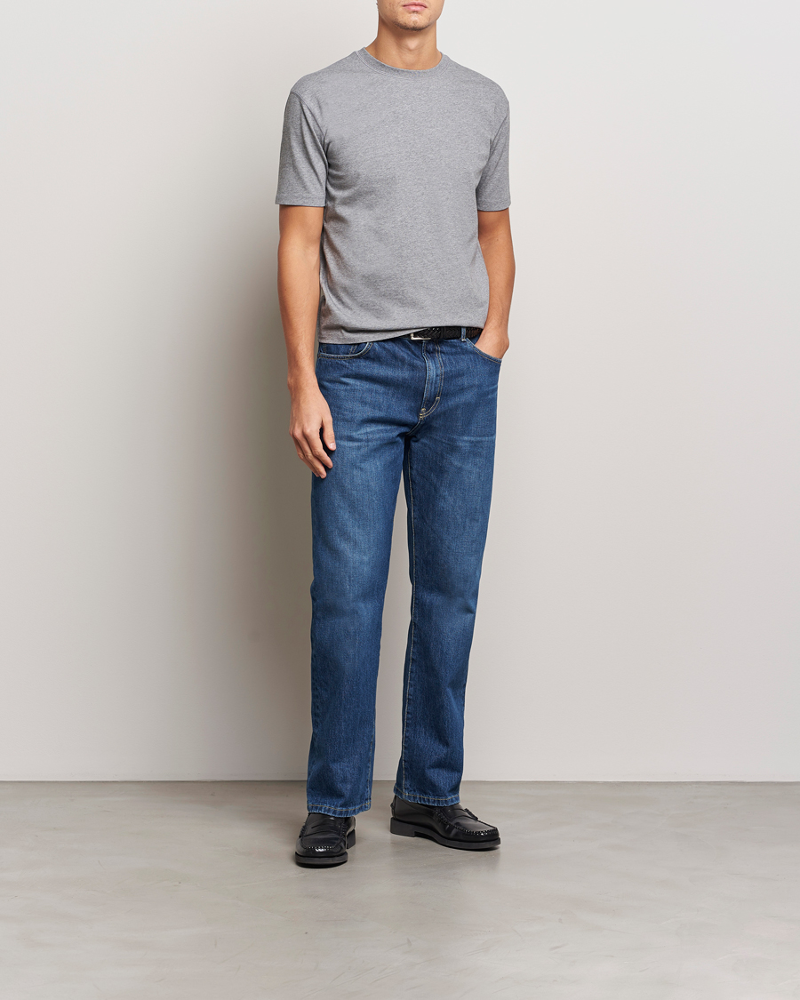 Drake's Short Sleeve Hiking T-Shirt Grey