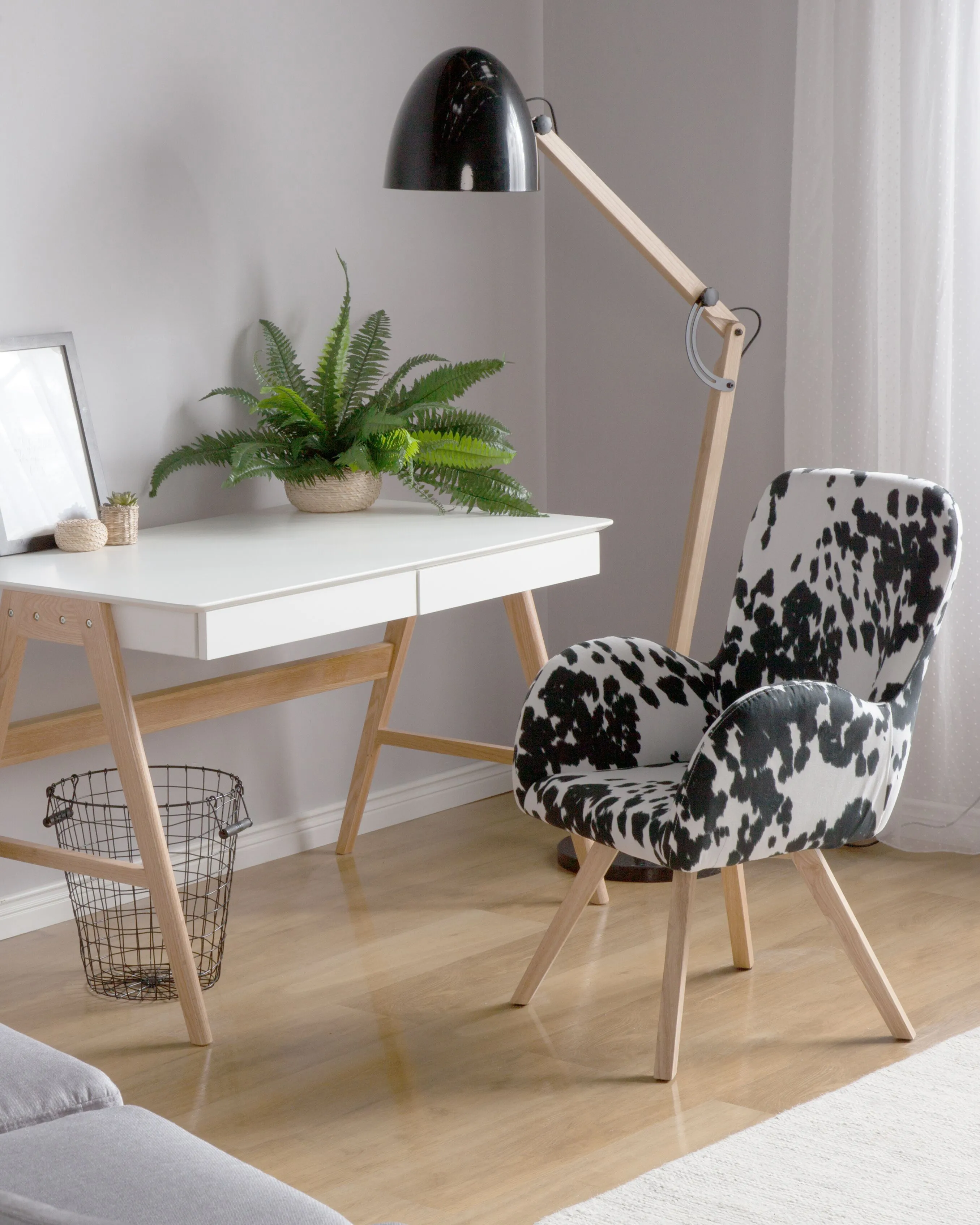 Fauteuil BJARN Stof Zwart