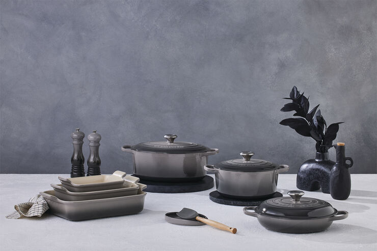 Le Creuset Oval grydeskeholder15cm Flint Flint