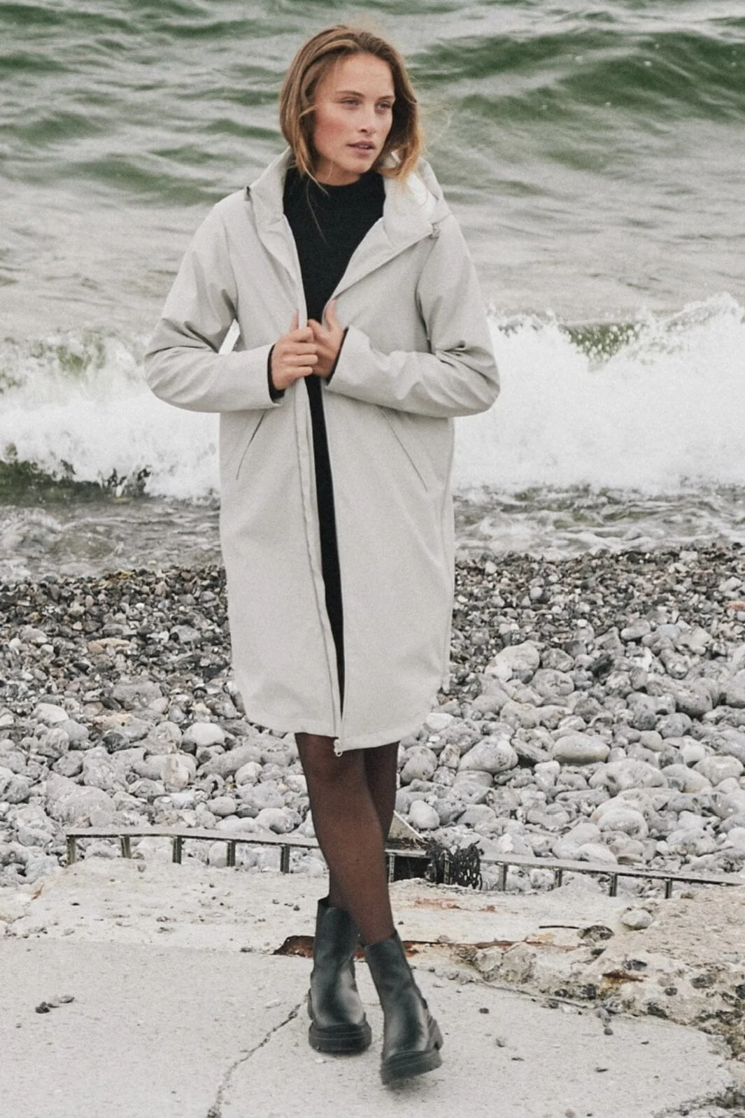 Neo Noir Rocco C Jacket ivory