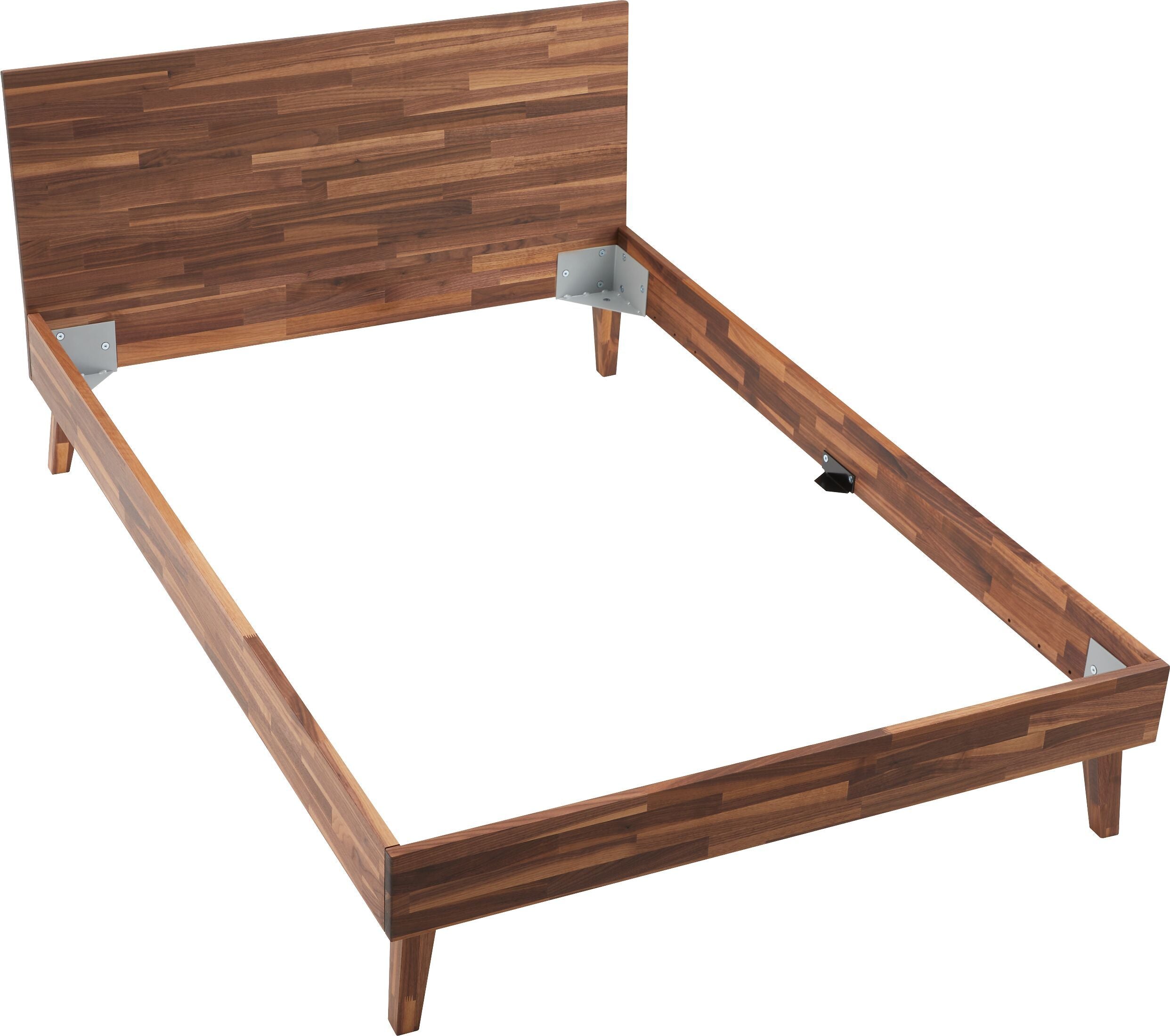 CARA Bett - Nussbaum / B: 140.0 cm x T: 200.0 cm