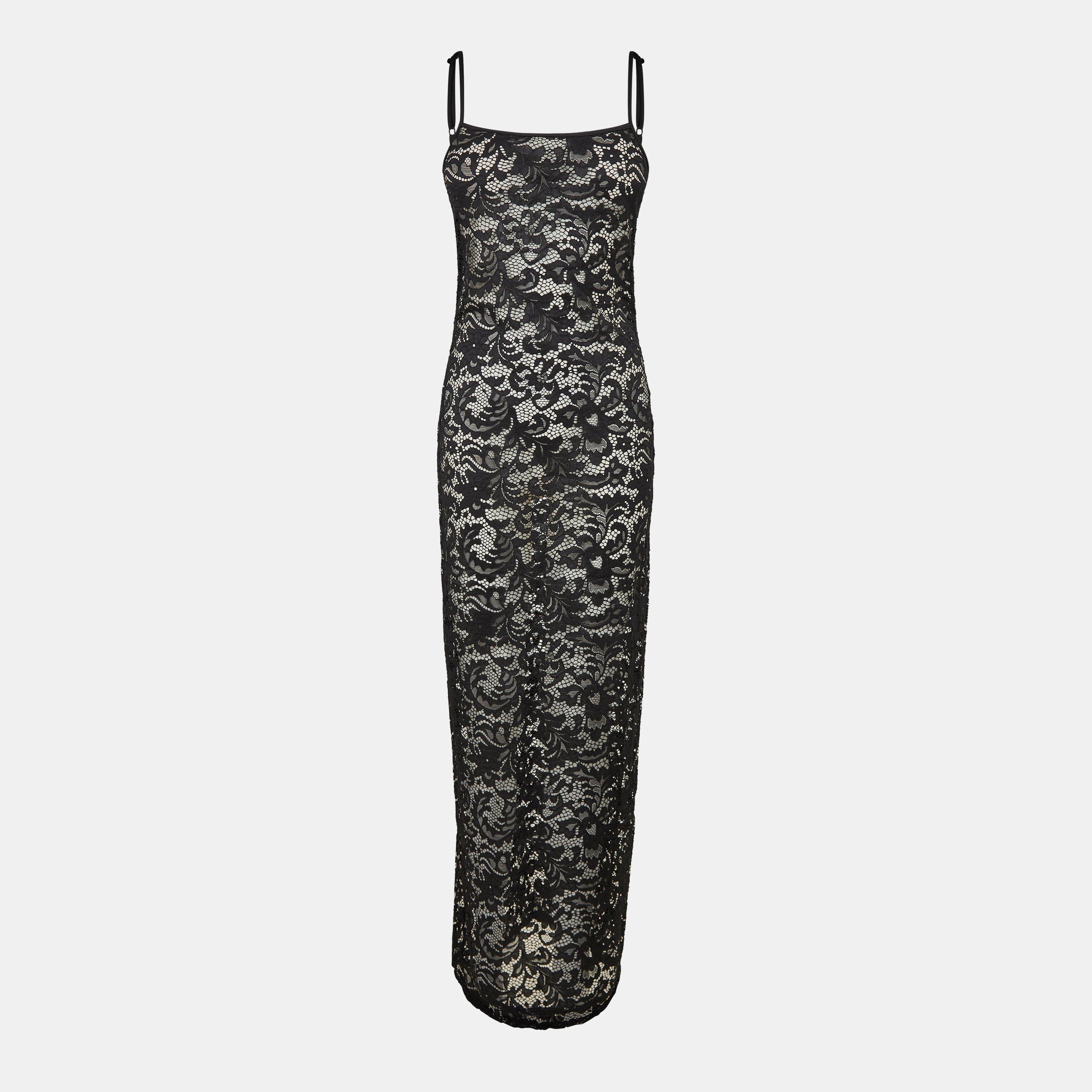 Missy Empire ME Lace Maxi Dress Womens