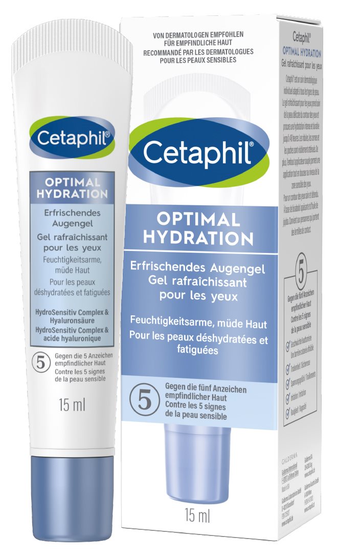 CETAPHIL Optimal Hydration<br>15 ml, Tube, Augengel, erfrischendes Augengel