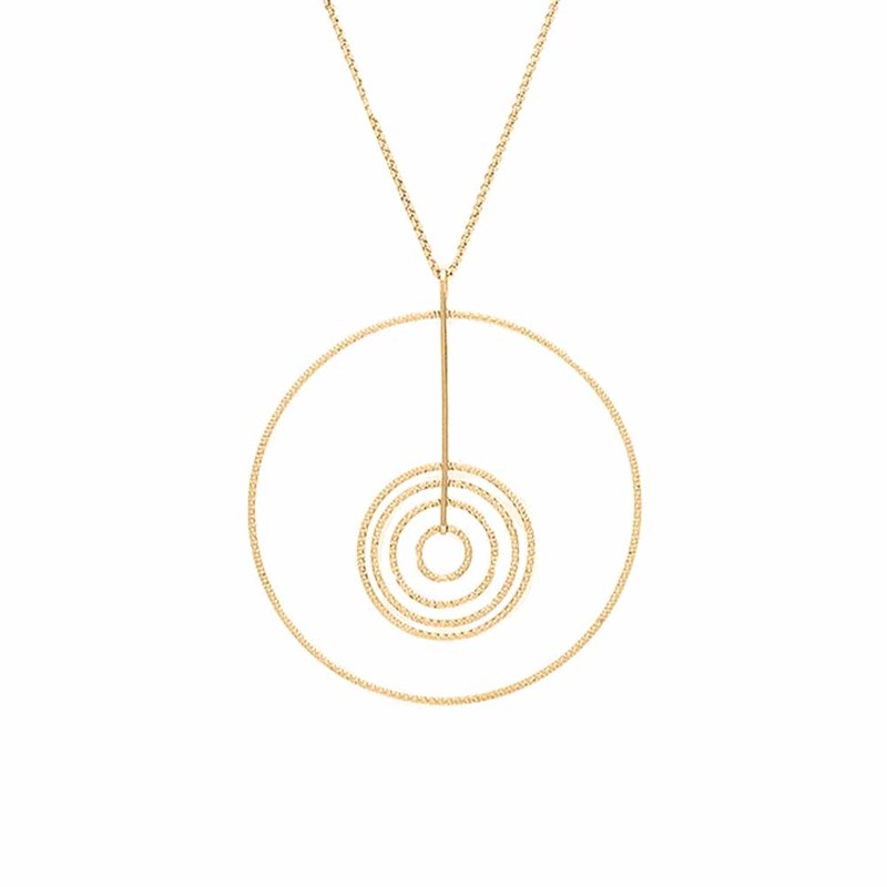 Collier Argent Doré Diamanté Martina