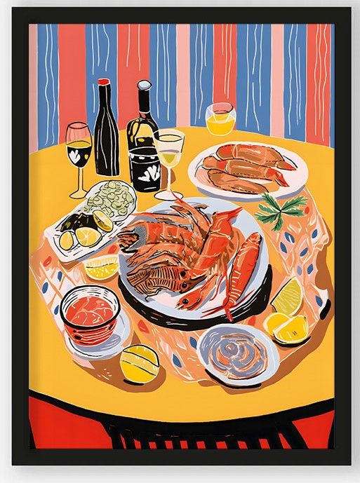 Art Print Fruits de Mer