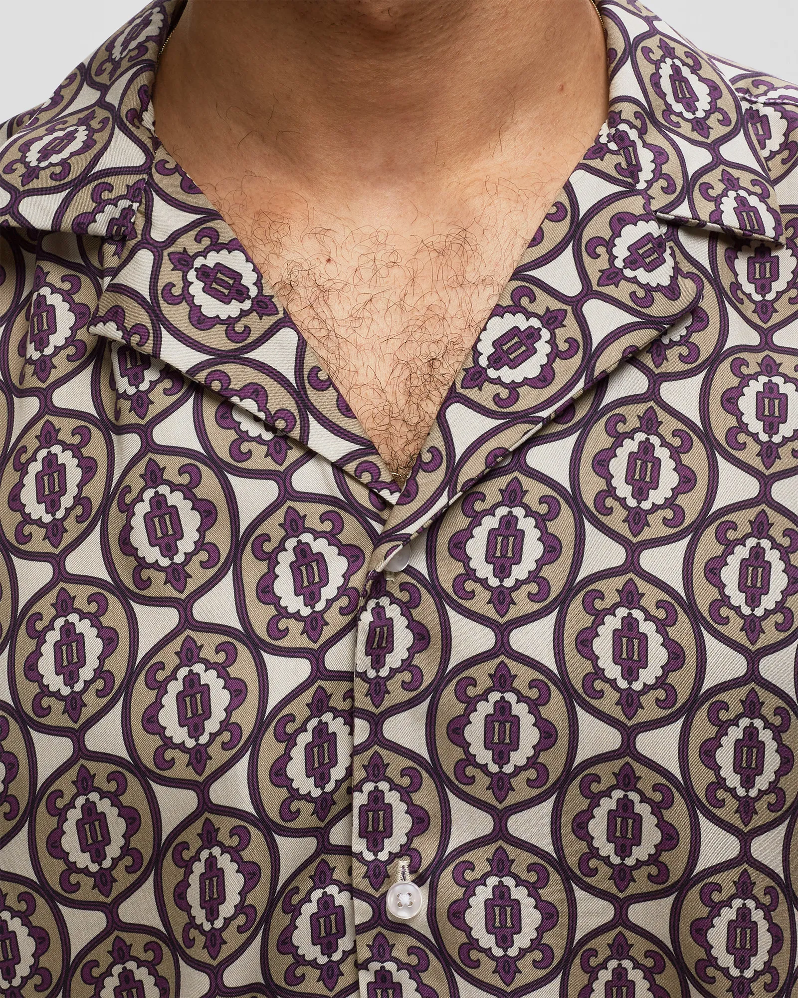 Les Deux Ornament AOP Tencel SS Shirt