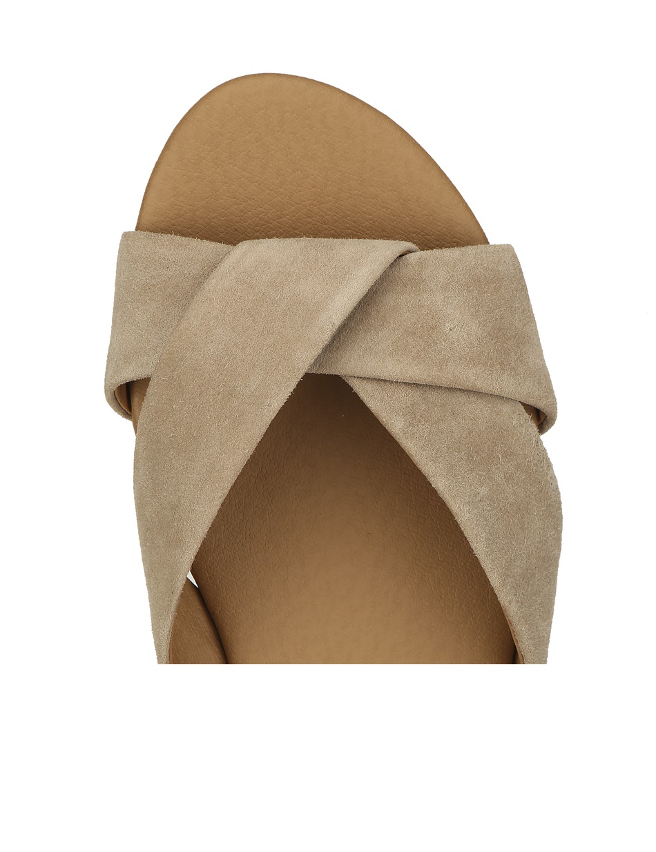 Veloursleder Klassische Sandalen