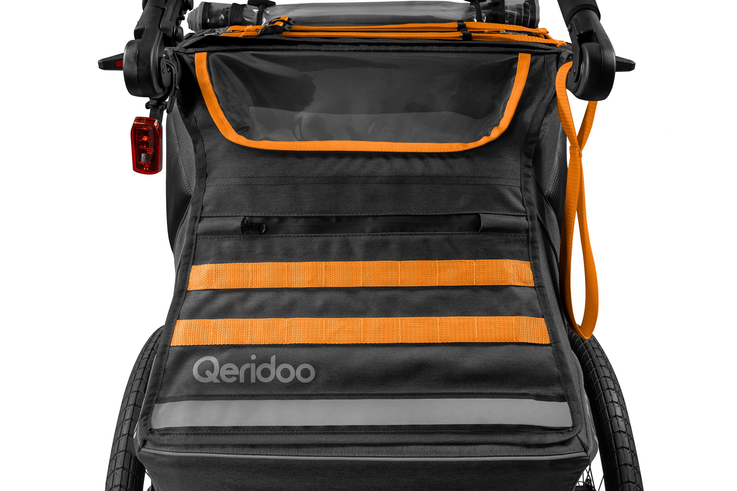 Qeridoo Fahrradanhänger Kidgoo 2 FIDLOCK Edition Baby Winter Set