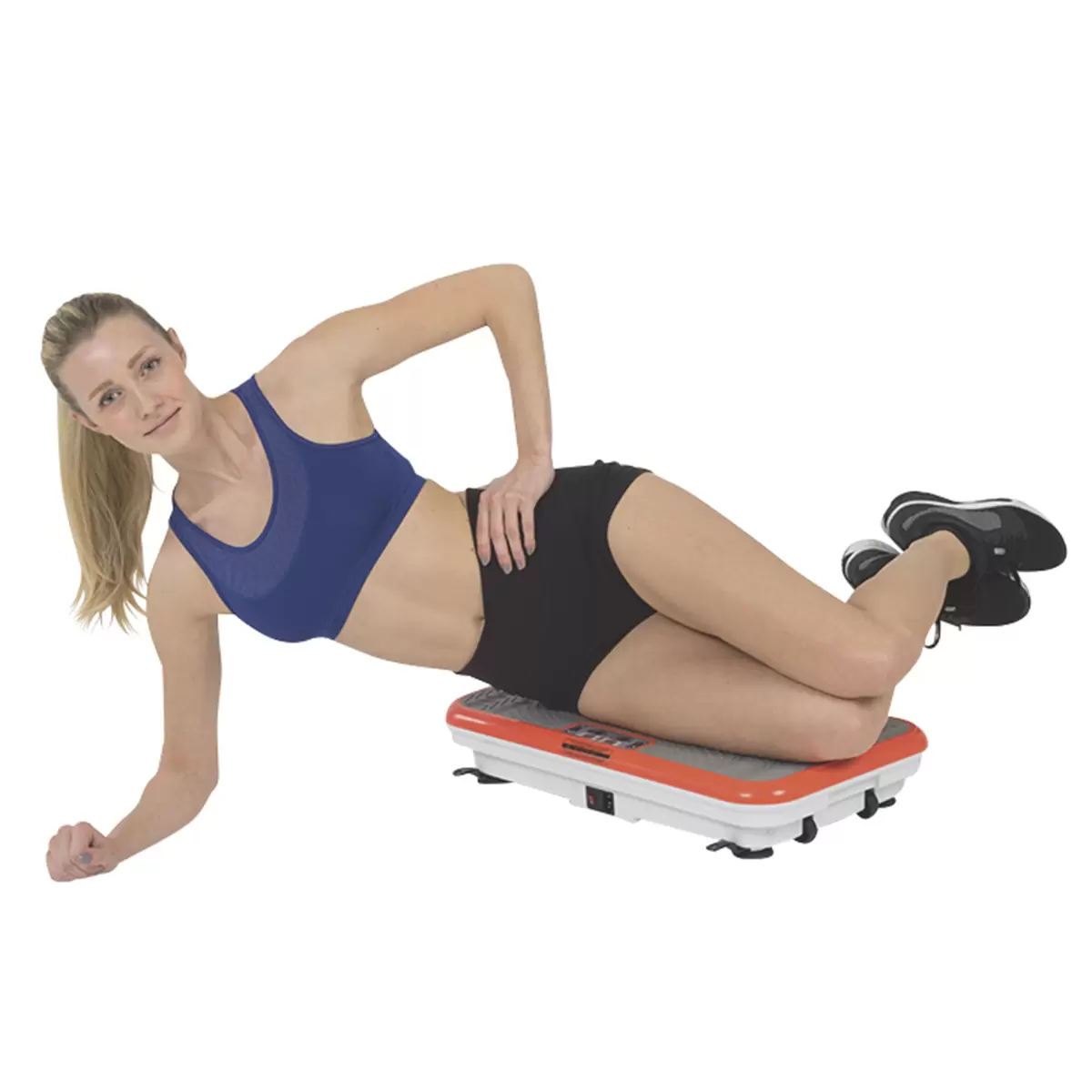Vibrationsplatte Vibro Shaper weiss,hellgrau,orange