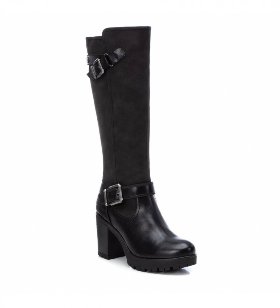 Botas Refresh 170137 pretas - Altura do salto: 9 cm -