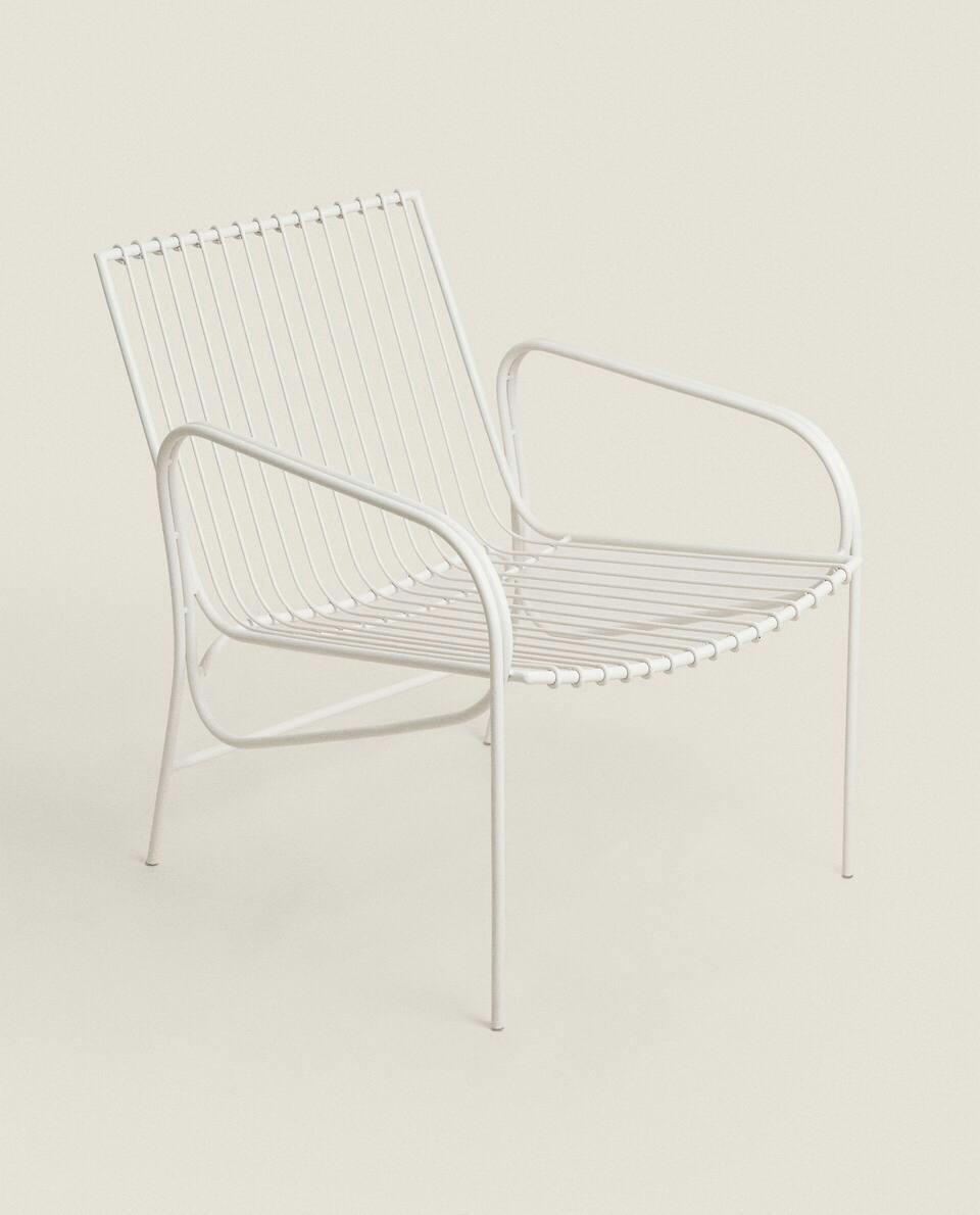 POLTRONA DE METAL PARA EXTERIOR