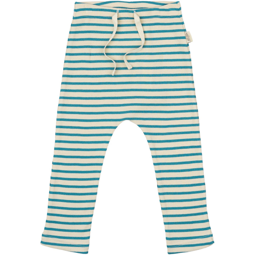 Køb Petit Piao Turquise /Dark Off White Bukser Modal Striped