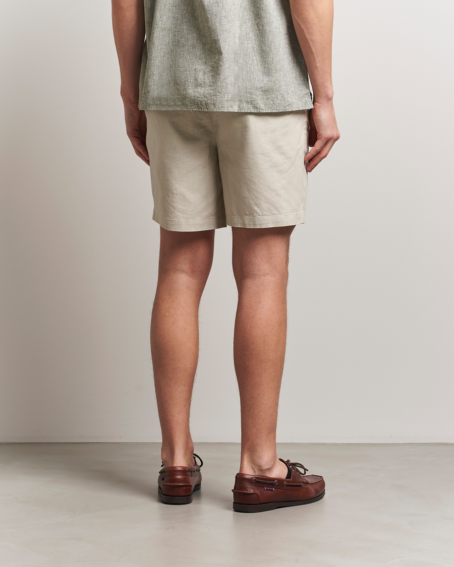 Barbour Lifestyle Cotton/Linen Relaxed Shorts Mist