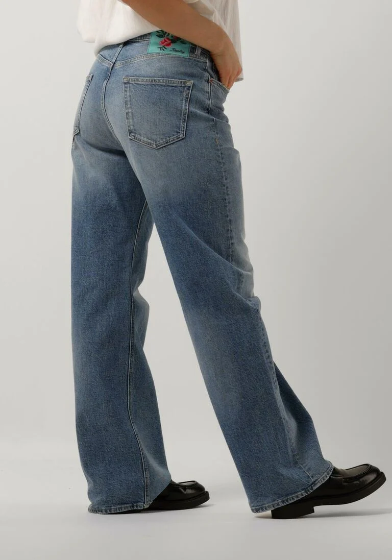 REPLAY blauwe replay wide jeans laelj pants
