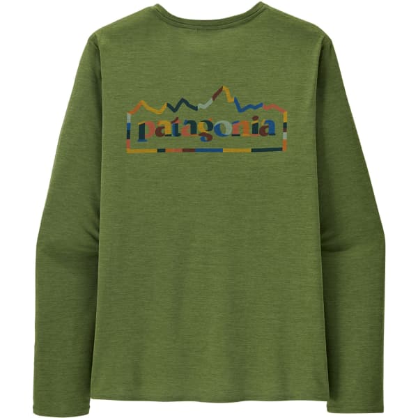 T-shirt randonnée PATAGONIA M'S L/S CAP COOL DAILY GRAPHIC SHIRT UNITY FITZ: TERRAIN GREEN X-DYE
