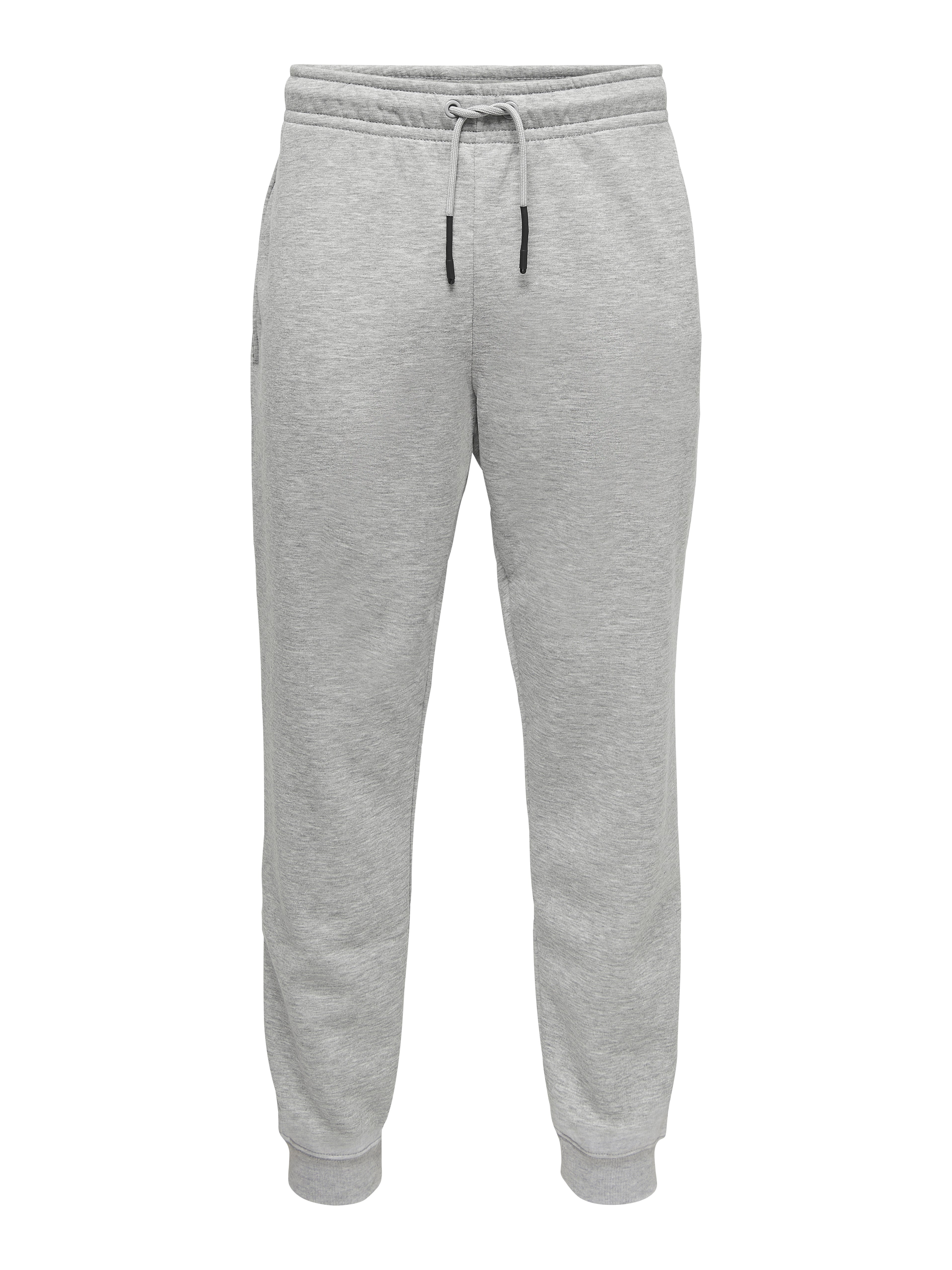 ONSCERES Normal geschnitten Jogginghose Light Grey Melange