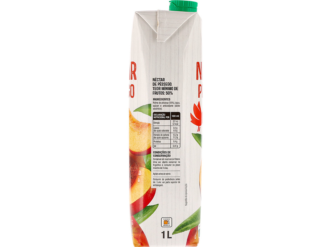 NÉCTAR AUCHAN PÊSSEGO 1L